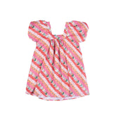 Girl colorful summer patterned sleeveless dress by Pompelo